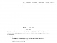 archiv-otto-beckmann.com Webseite Vorschau