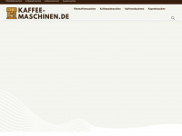 kaffee-maschinen.de Webseite Vorschau