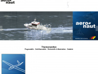 aero-naut.de Webseite Vorschau