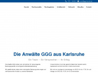 ggg-kanzlei.de Webseite Vorschau