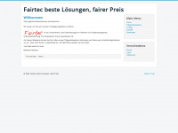 fairtec.at Webseite Vorschau