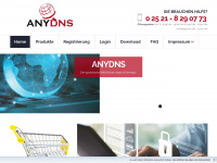 anydns.info Webseite Vorschau