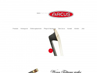 arcus-muesing.de Webseite Vorschau