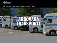 ardovara-transporte.de Webseite Vorschau