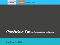 arenholzer-see.de Webseite Vorschau