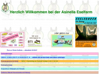 asinella.com Webseite Vorschau