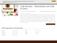 cafe-kanzler-gera.de Webseite Vorschau