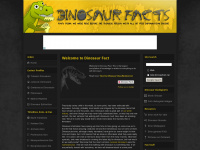 dinosaurfact.net Webseite Vorschau