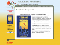 commonwonders.com Webseite Vorschau