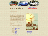 askanier.de Webseite Vorschau