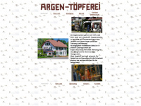 argen-toepferei.de Webseite Vorschau