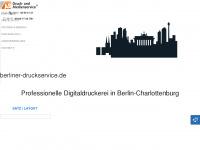 berliner-druckservice.de Webseite Vorschau