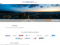 cybwell.ch Webseite Vorschau