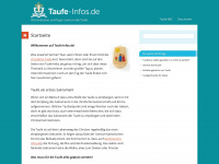 taufe-infos.de Webseite Vorschau