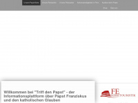 triff-den-papst.de Webseite Vorschau