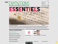 expositions.bnf.fr Webseite Vorschau