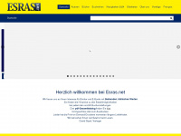 esras.net Webseite Vorschau