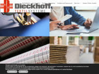 dieckhoff-textil.de Webseite Vorschau