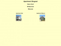 apartment-biograd.de Webseite Vorschau