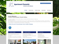 apartment-chemnitz.de Webseite Vorschau
