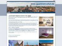 apartment-erfurt.de Webseite Vorschau