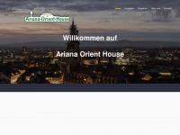 ariana-orient-house.de Webseite Vorschau