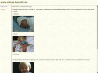 ariane-hanslik.de Webseite Vorschau
