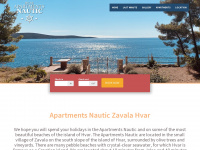 apartments-hvar.com Webseite Vorschau