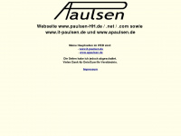 apaulsen.de Webseite Vorschau