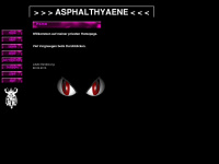 asphalthyaene.de Webseite Vorschau