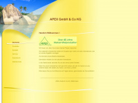 apex-werbeartikel.de Webseite Vorschau