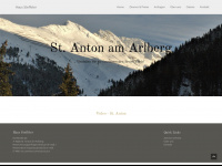 arlbergurlaub.com Webseite Vorschau