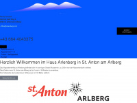arlenberg.com Webseite Vorschau