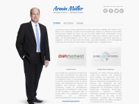 armin-mueller.com Webseite Vorschau