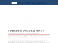 fuehlinger-see-koeln.de Webseite Vorschau