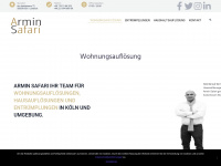 arminsafari.de Webseite Vorschau
