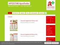 apostar-apotheke.de Webseite Vorschau