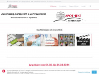 apotheke-herbstein.de Webseite Vorschau