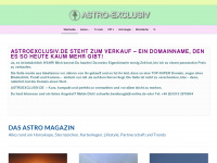 astroexclusiv.de Webseite Vorschau