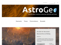 astrogeo.de Webseite Vorschau