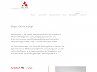 aronia-management-consulting.de Webseite Vorschau
