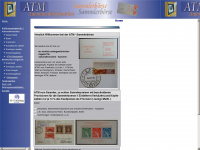 atm-stamps.info Webseite Vorschau