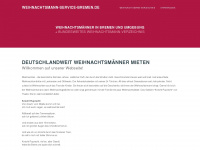 weihnachtsmann-service-bremen.de Webseite Vorschau