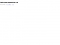 helicopter-modellbau.de Webseite Vorschau