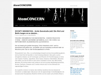 atomconcern.wordpress.com Webseite Vorschau