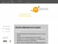 at-physio.de Webseite Vorschau