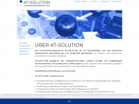 at-solution.de Webseite Vorschau