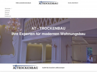 at-trockenbau.de Webseite Vorschau