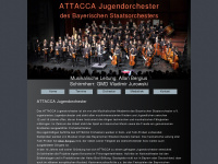 attacca-staatsorchester.de Webseite Vorschau