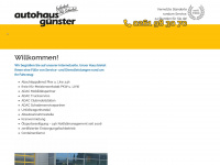autohaus-guenster.de Webseite Vorschau